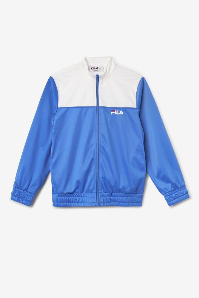 Fila Jacket Mckenna Track Womens Blue - India KRH-139270